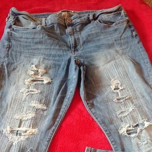 AE destroyed jeggings